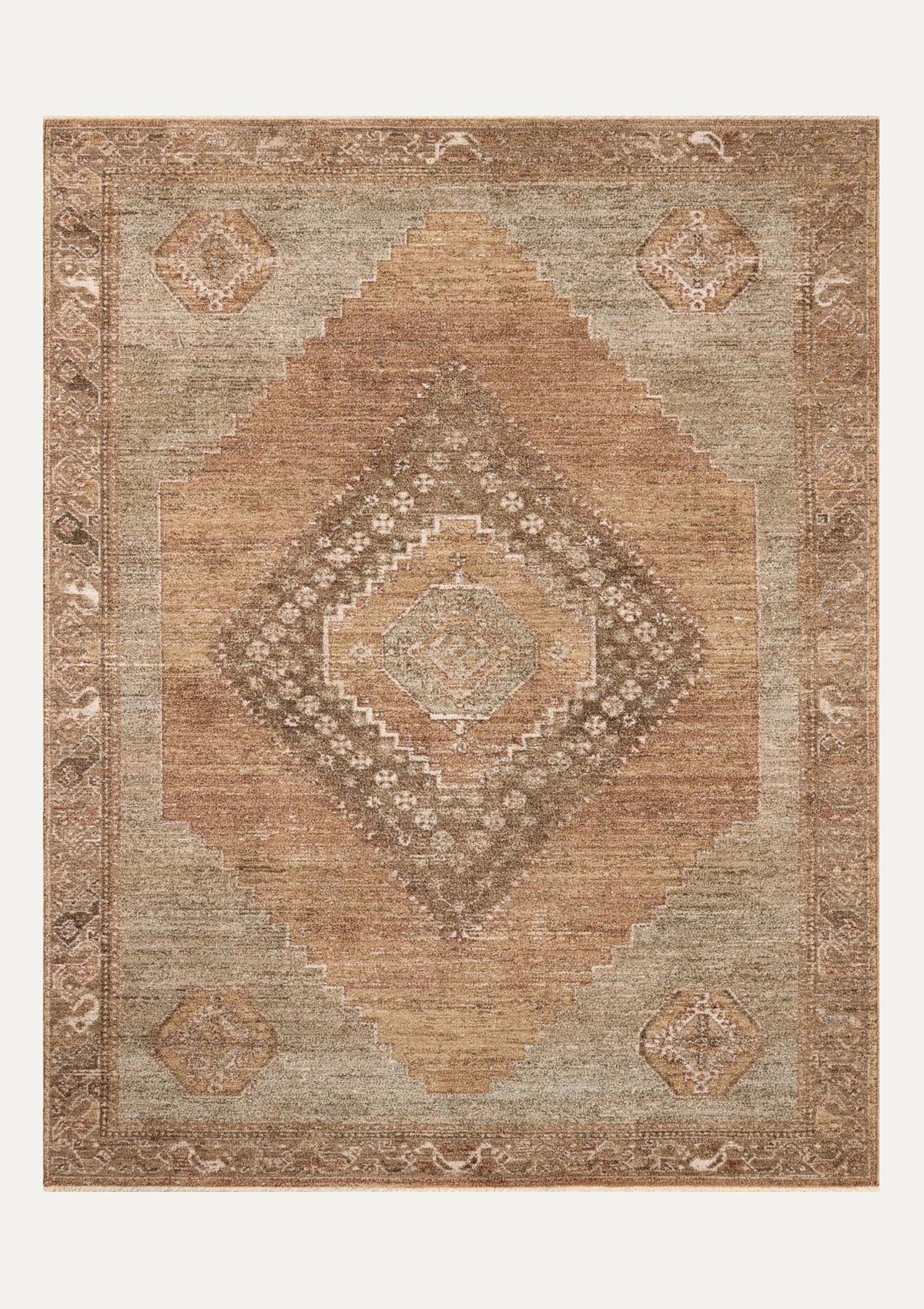 Storrie Brown/Multi Rug | Magnolia Home by Joanna Gaines × Loloi