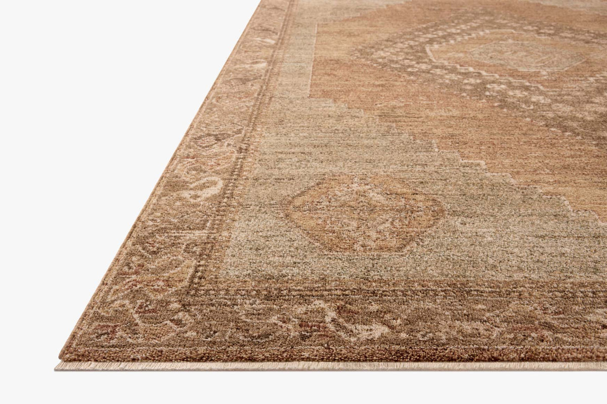 Storrie Brown/Multi Rug – corner detail