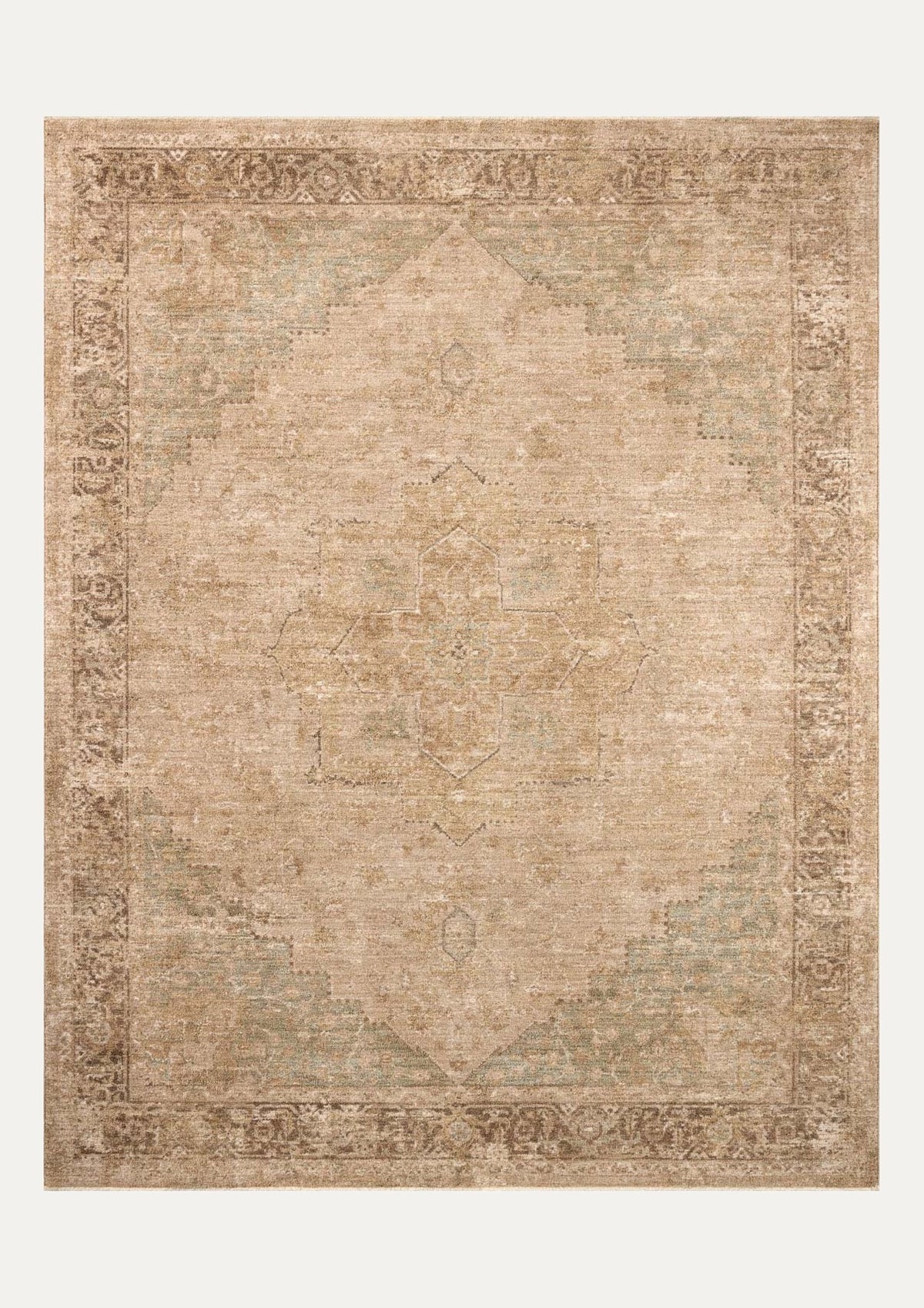 Storrie Natural/Spa Rug | Magnolia Home by Joanna Gaines × Loloi