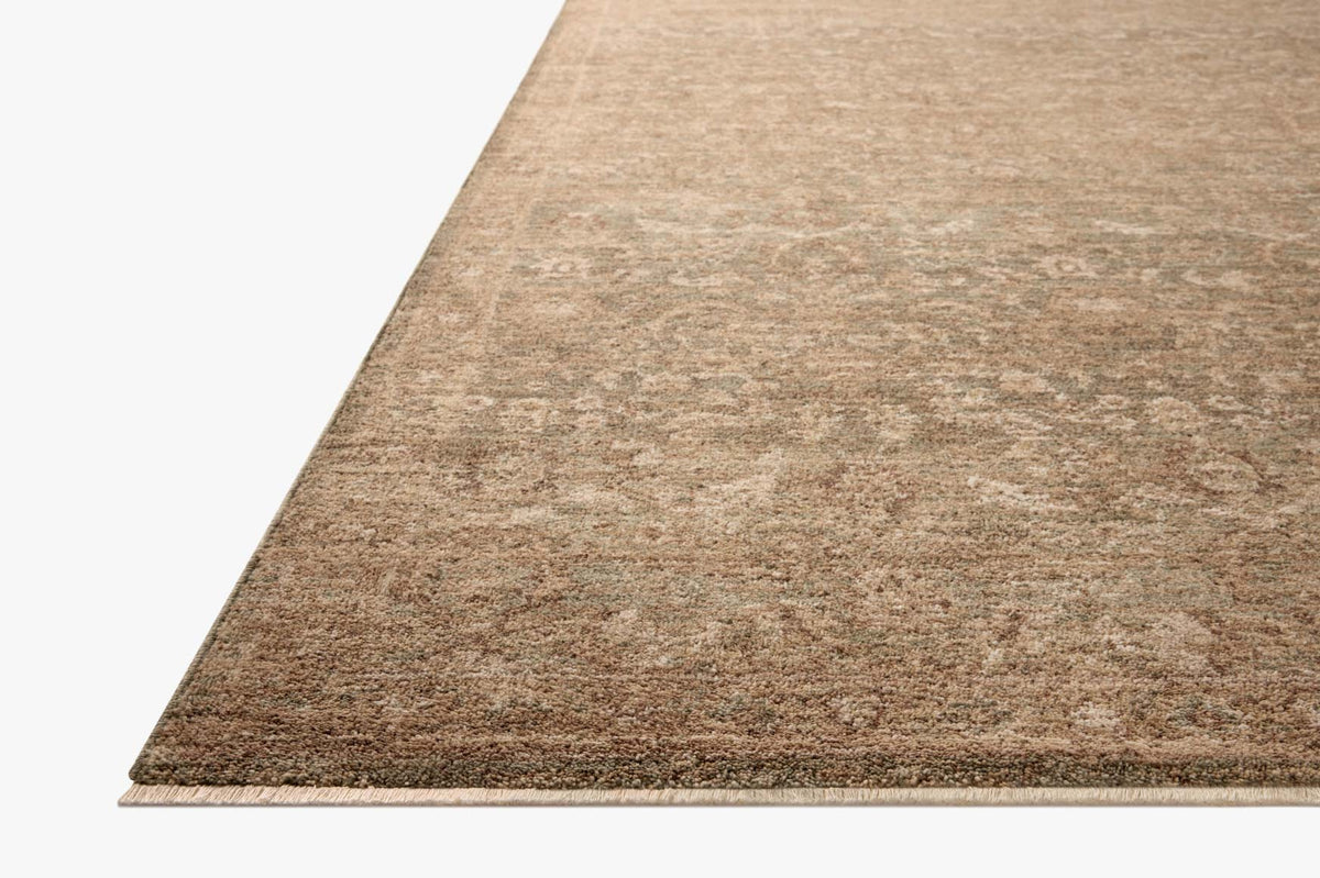 Storrie Thyme/Tan Rug – corner detail