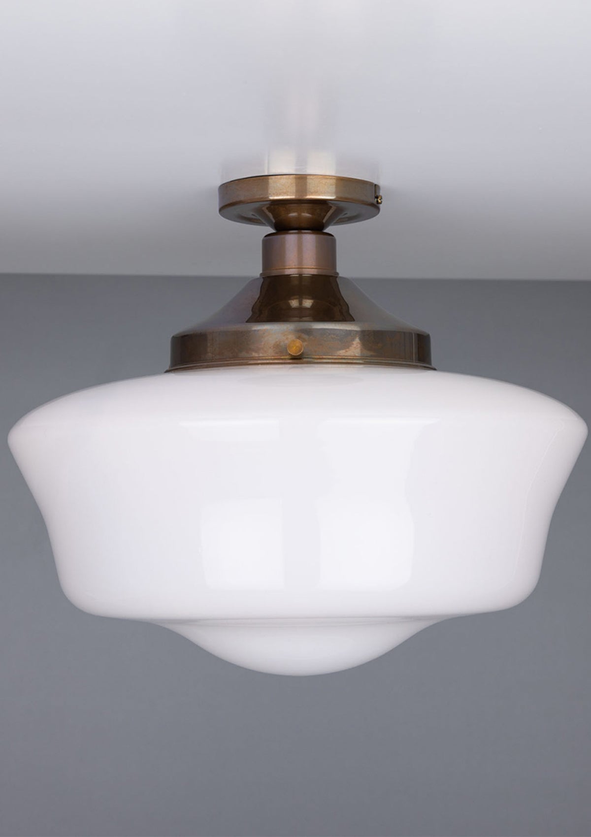 Schoolhouse Traditional Flush Ceiling Light
