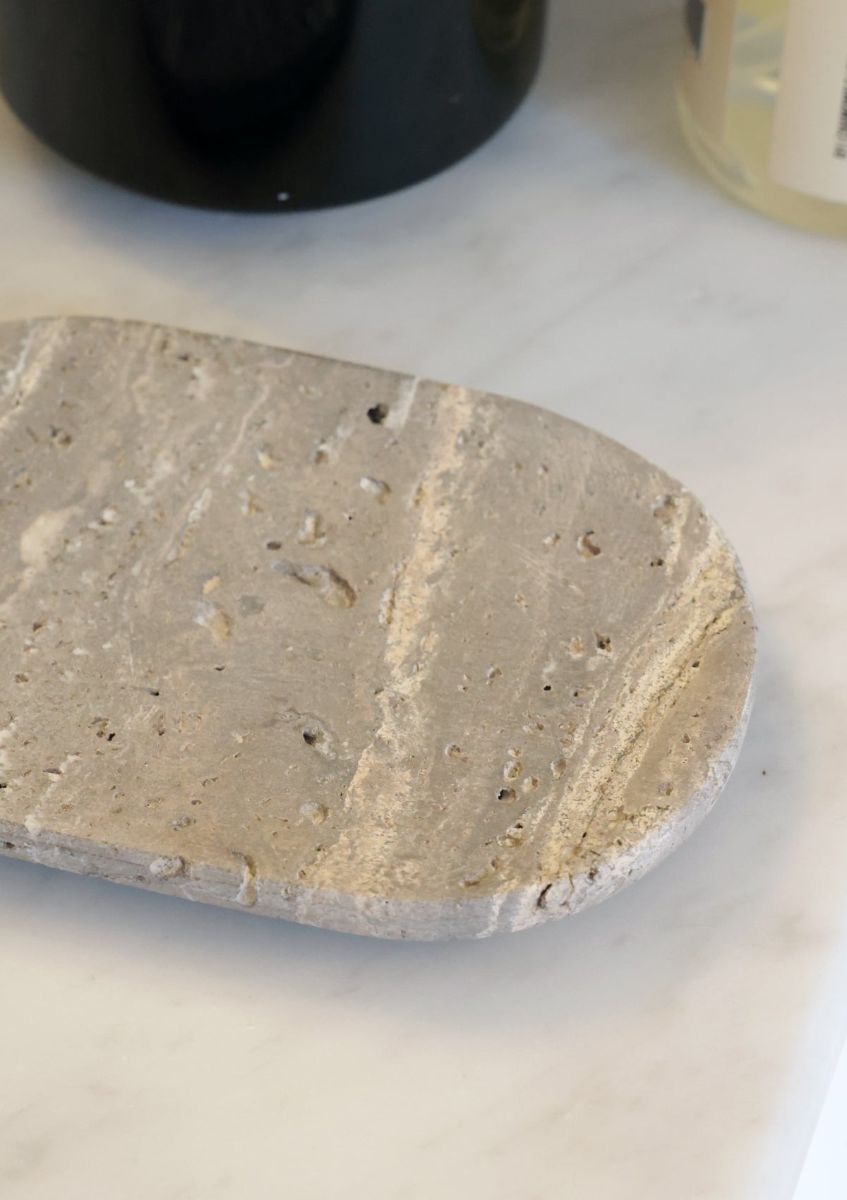 Travertine Soap Dish