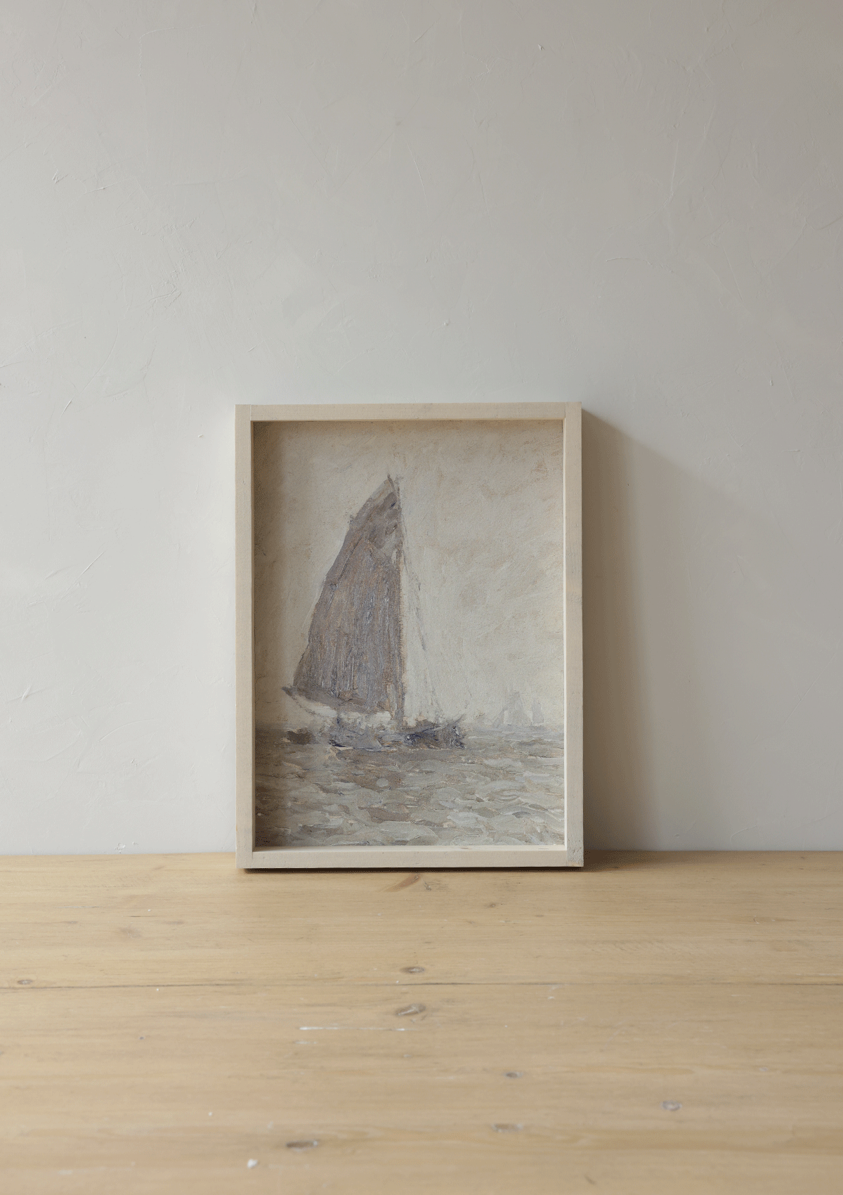 Vintage Sailboat Framed Print