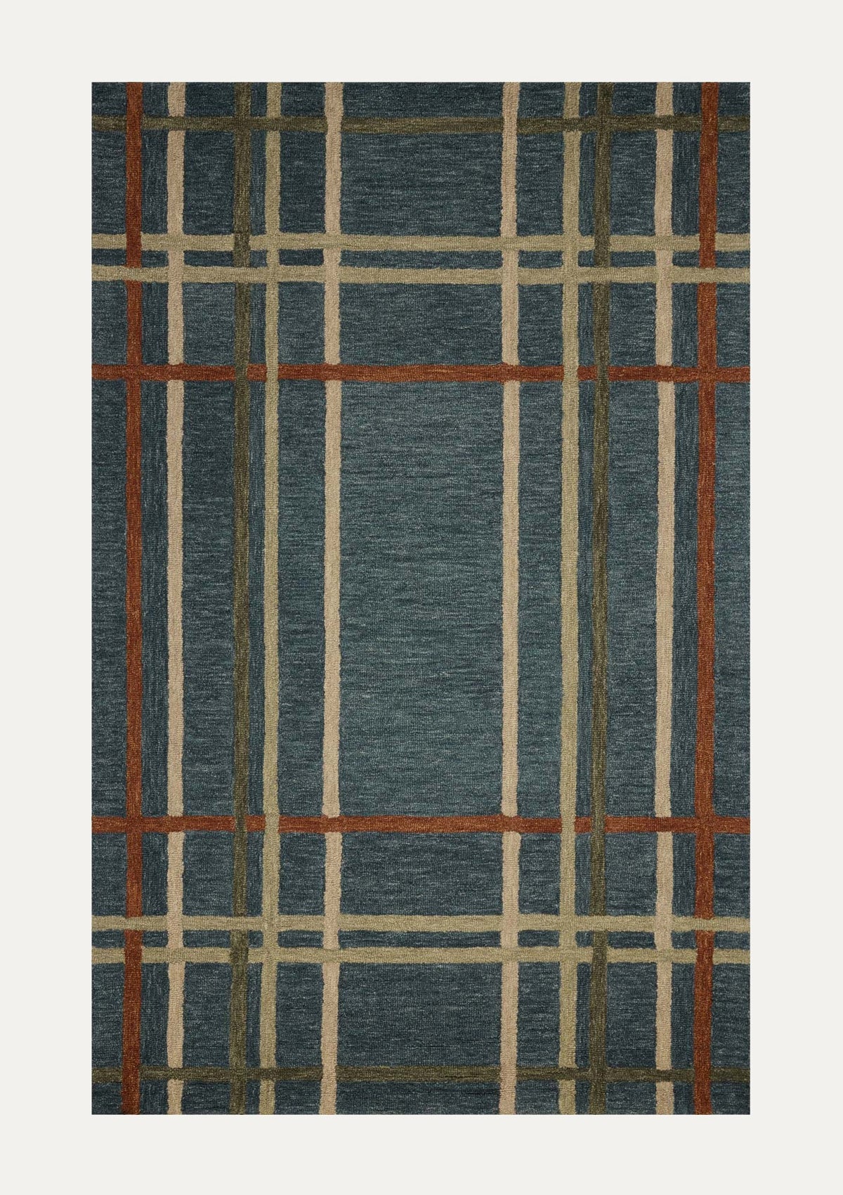 Waylon Denim/Multi Rug | Magnolia Home by Joanna Gaines × Loloi