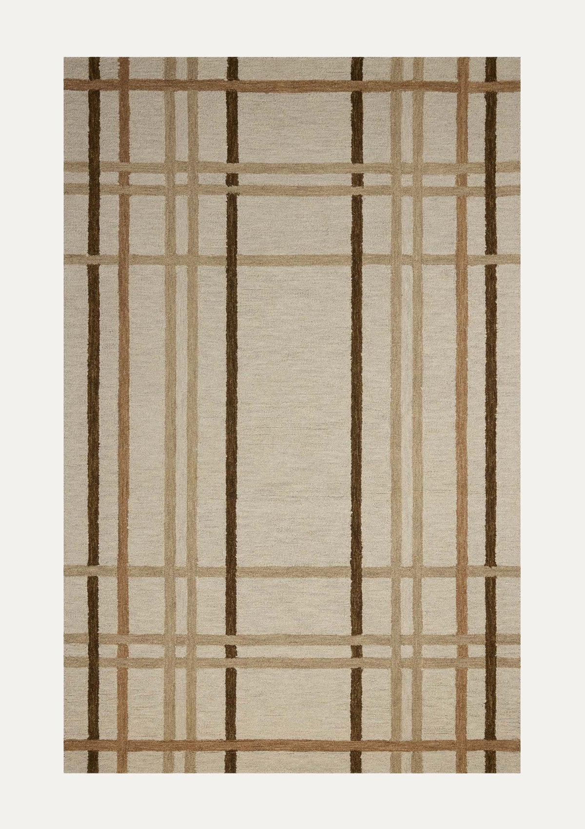 Waylon Natural/Bark Rug | Magnolia Home by Joanna Gaines × Loloi
