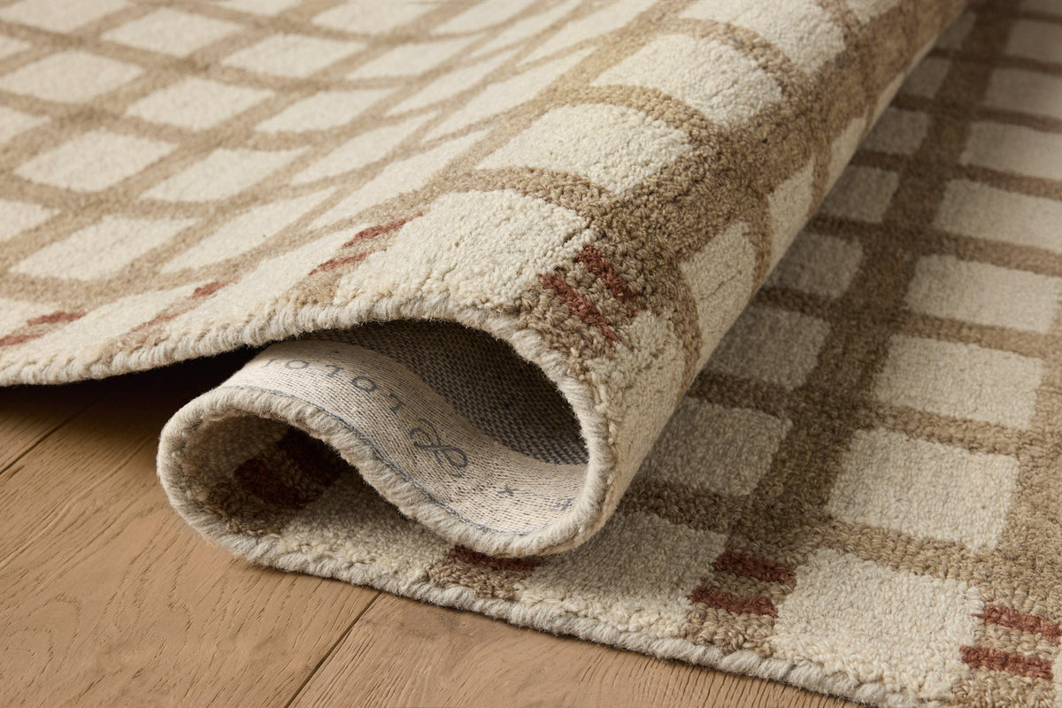 Waylon Natural/Rust Rug – detail