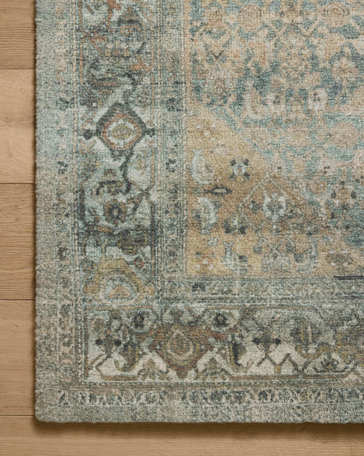Wimberly Lagoon/Wheat Rug – detail