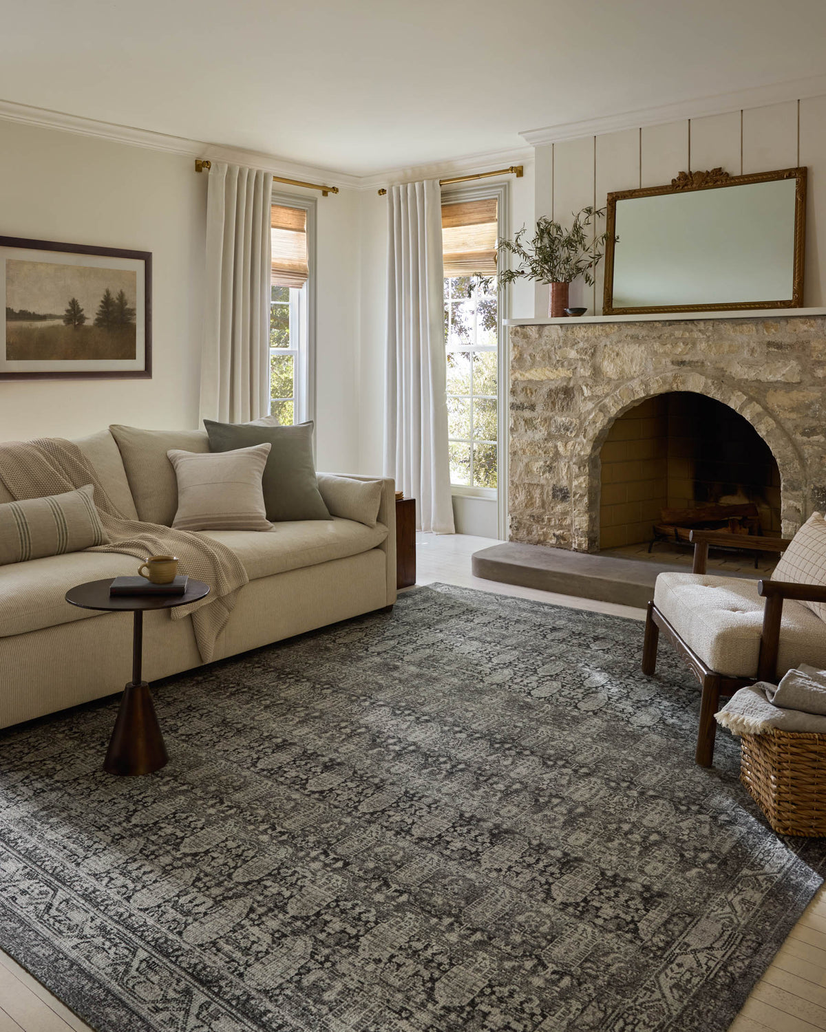 Wimberly Granite/Cream Rug – room scene