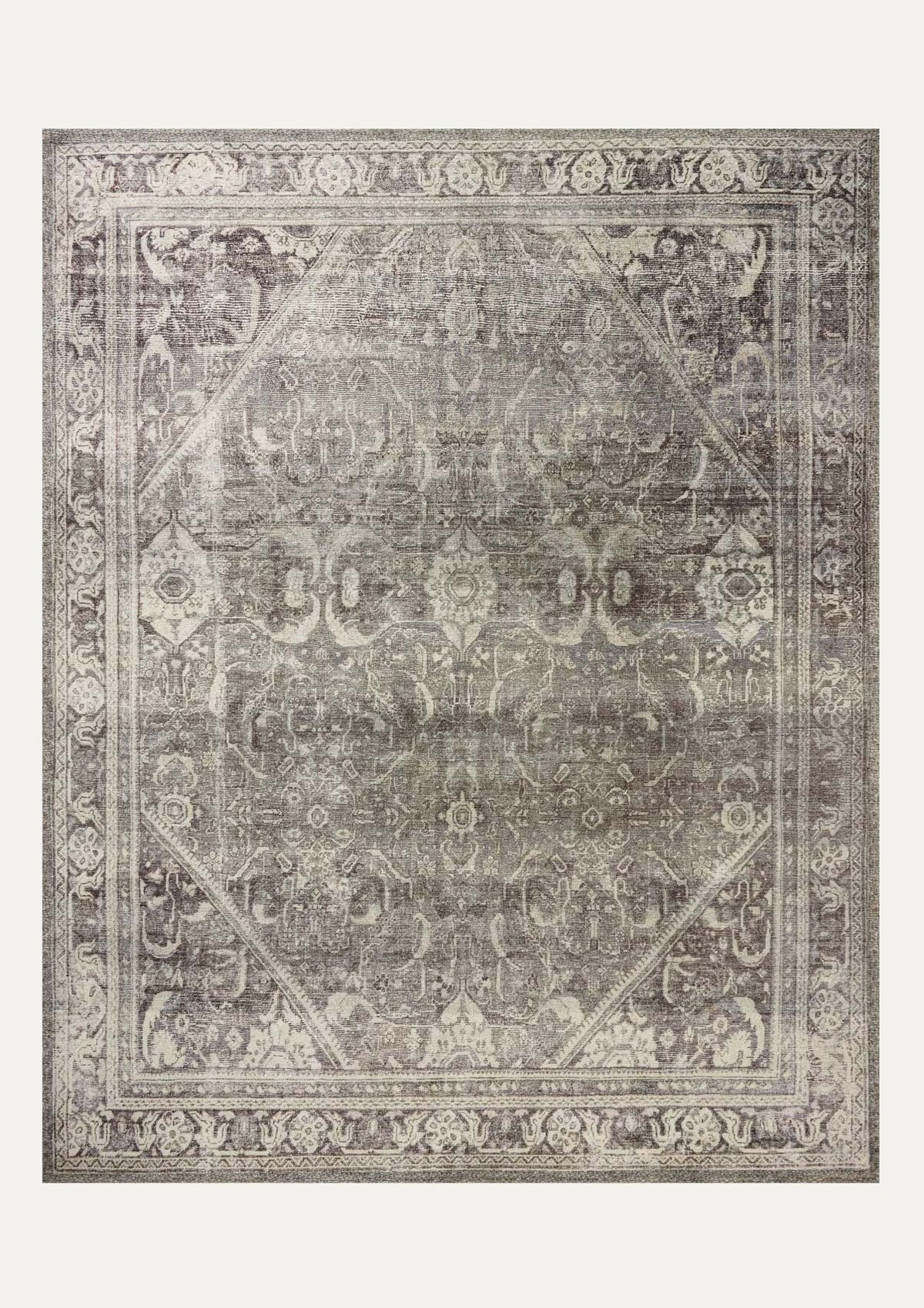 Wimberly Ink/Bone Rug | Magnolia Home by Joanna Gaines × Loloi