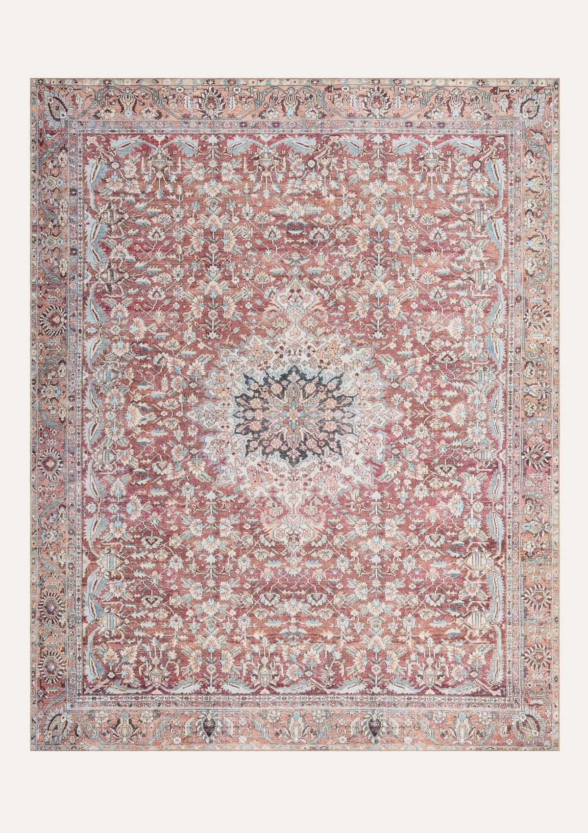 Wynter Tomato/Teal Rug