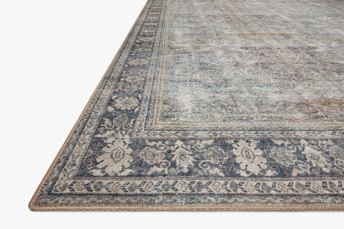 Wynter Grey/Charcoal Rug – corner detail