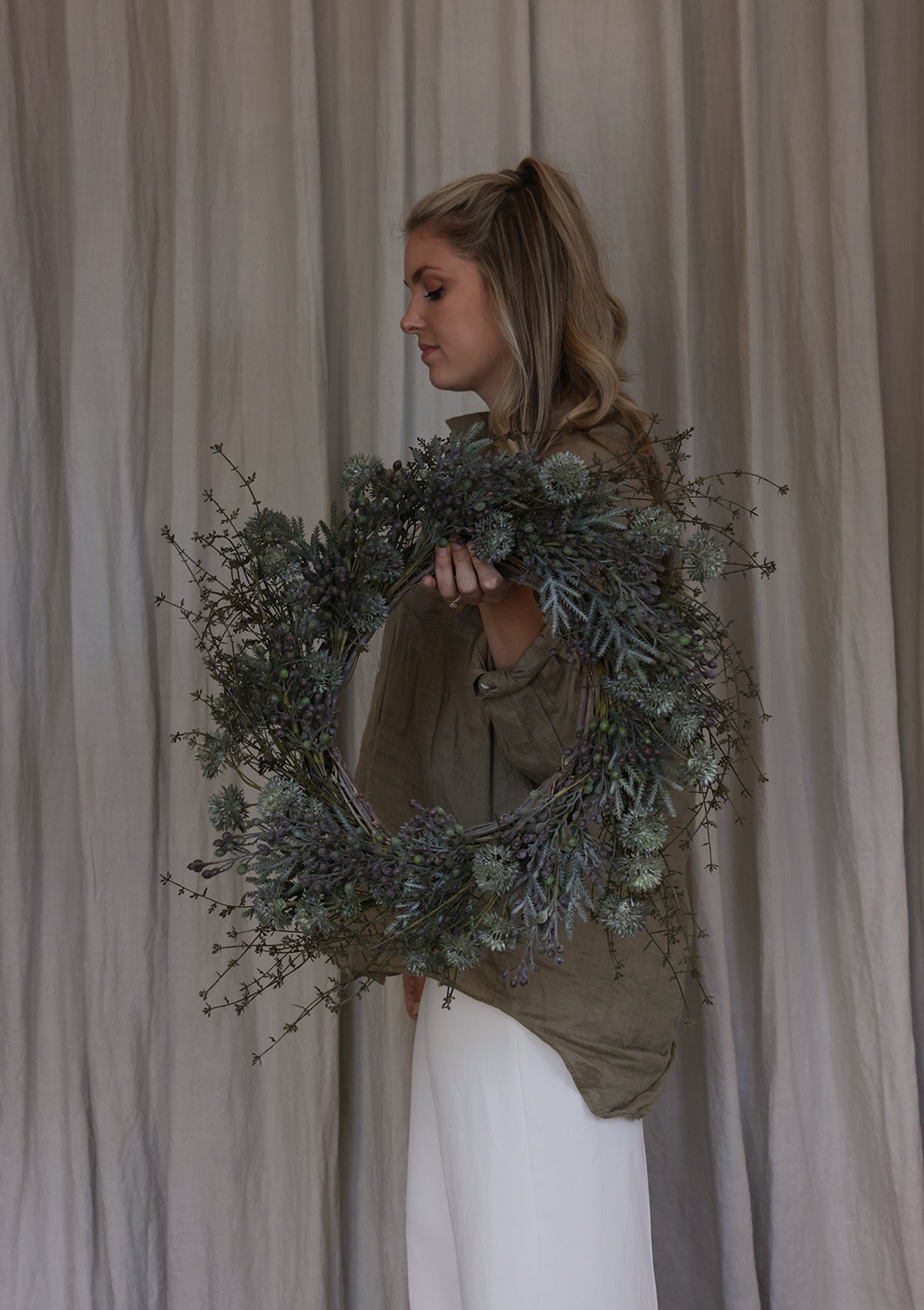 Artificial Melaleuca Wreath