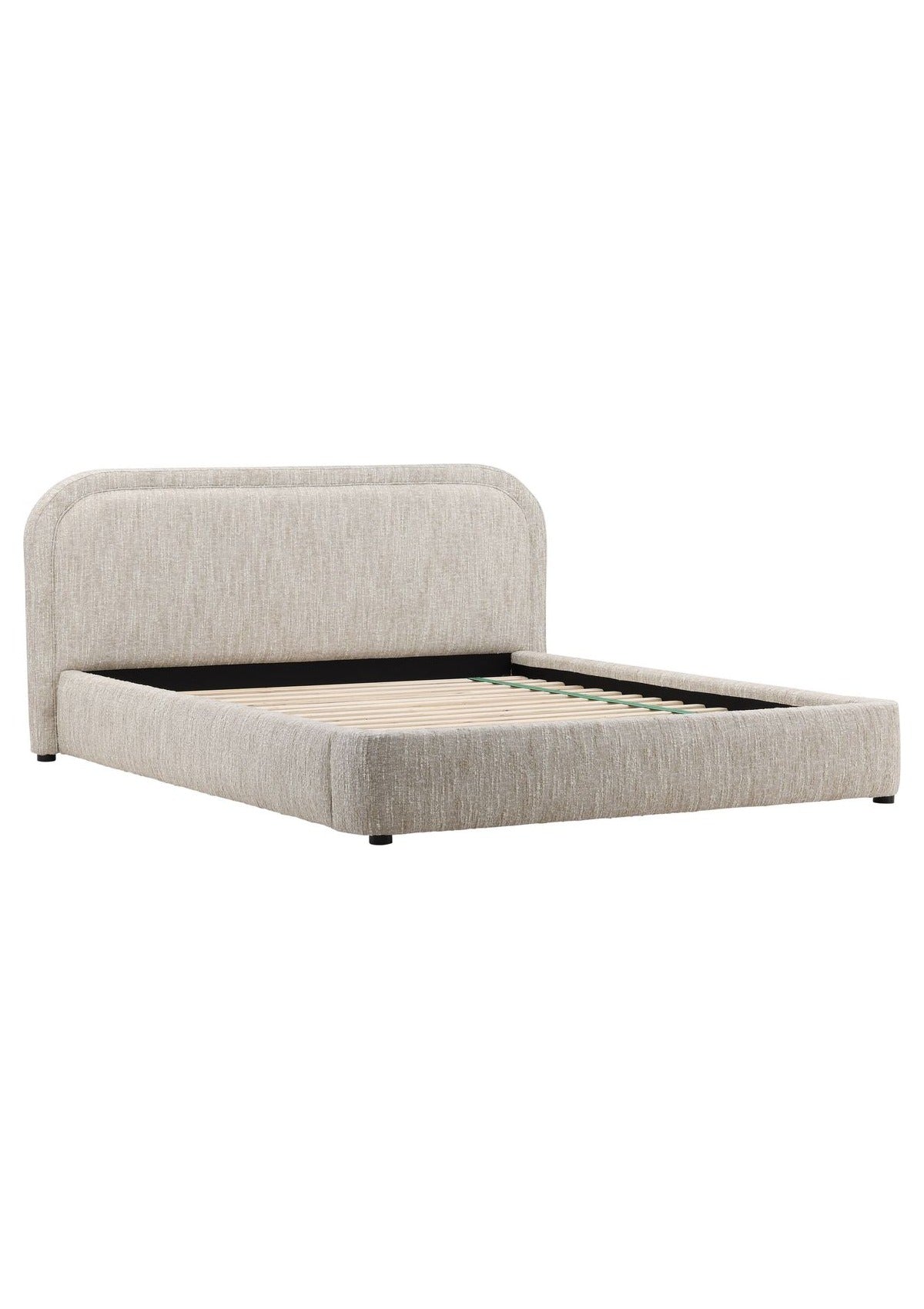 Agi Bed - Beige / Eastern King