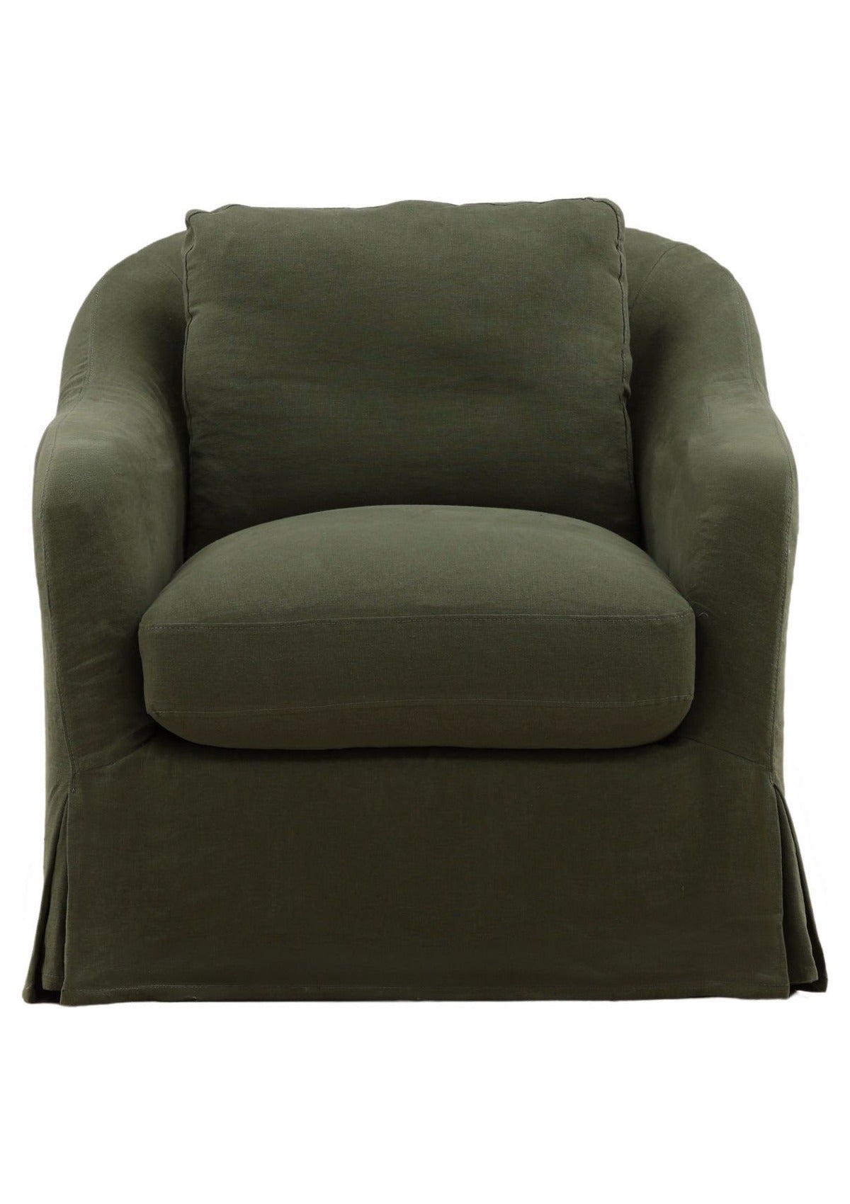Ama Swivel Chair - Olive