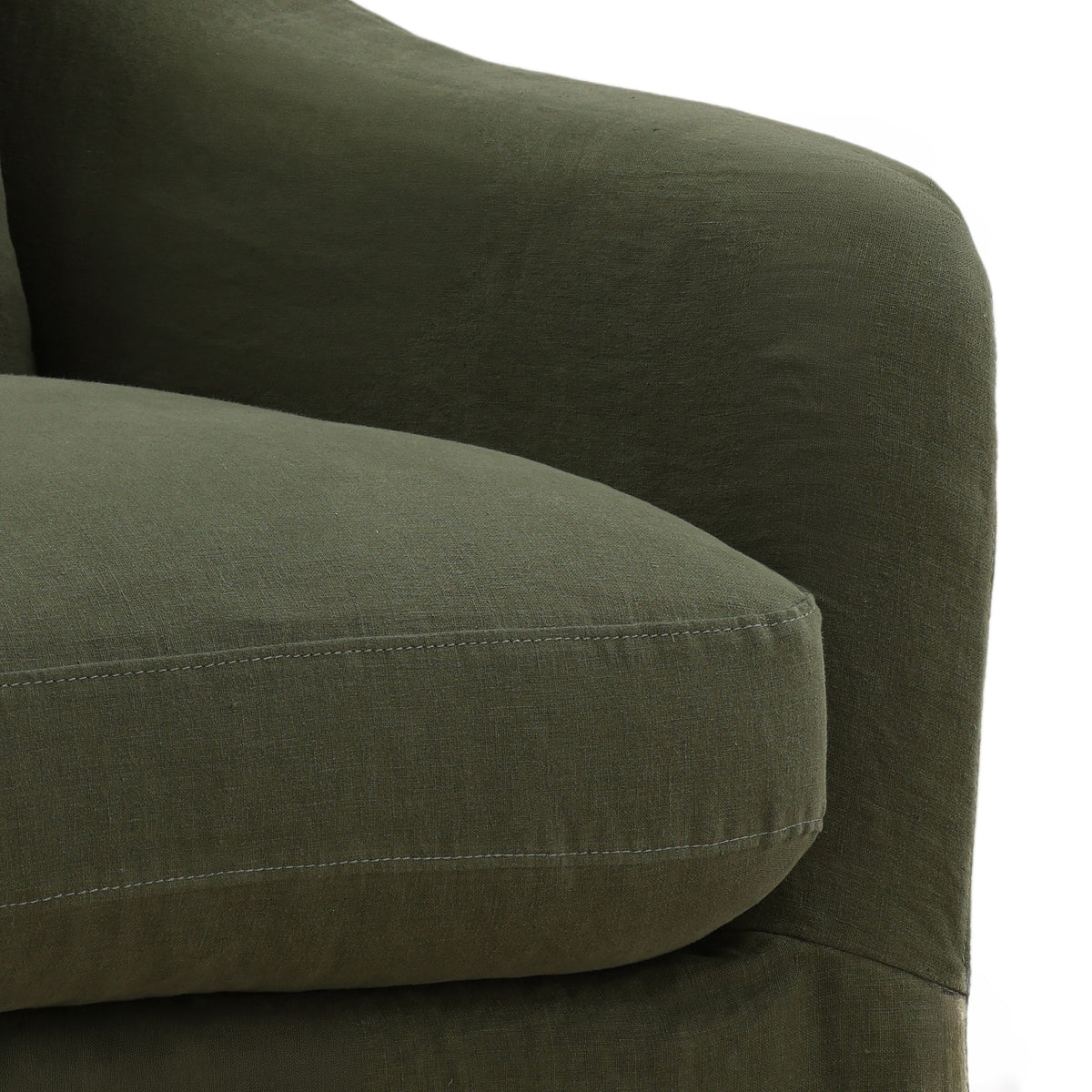 Ama Swivel Chair - Olive