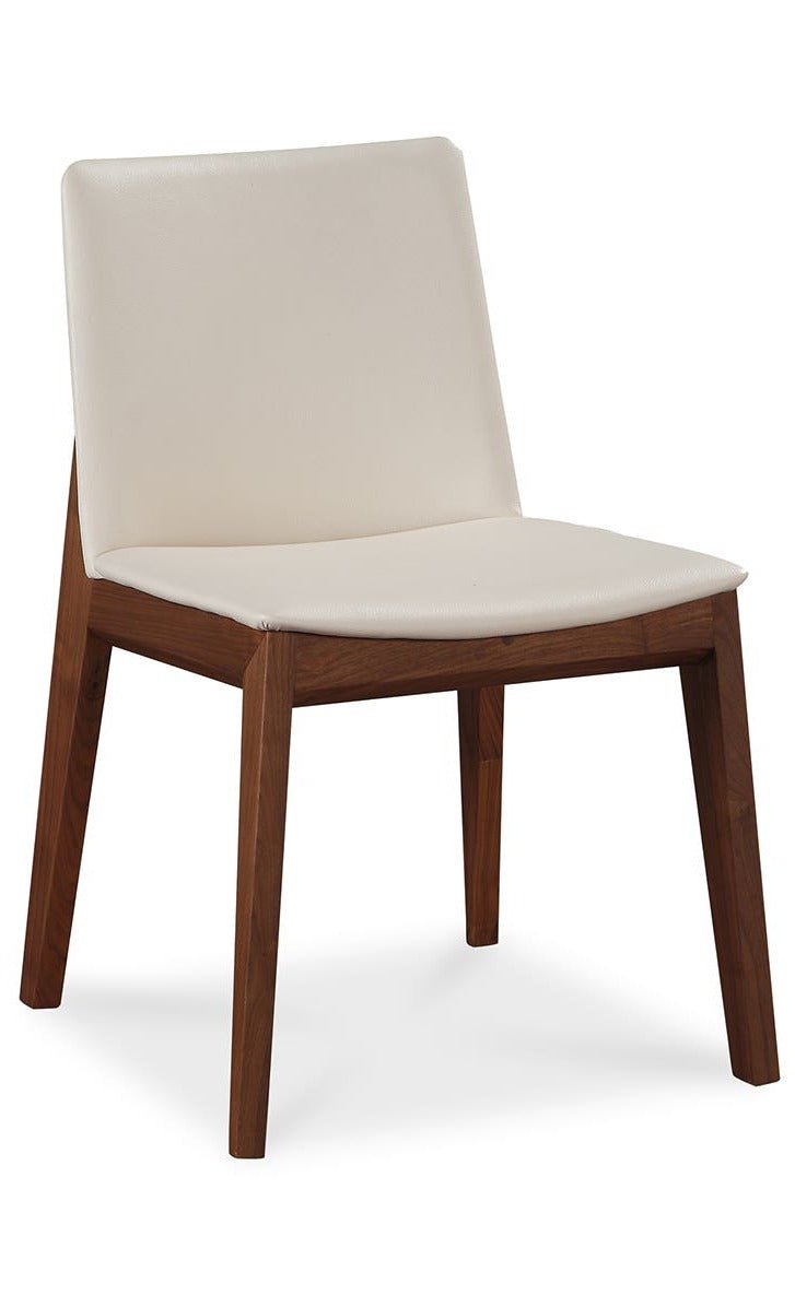 Deco Dining Chair PVC - Set of Two - Cream White