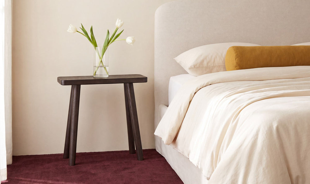 Kirby Nightstand - Brushed Dark Brown