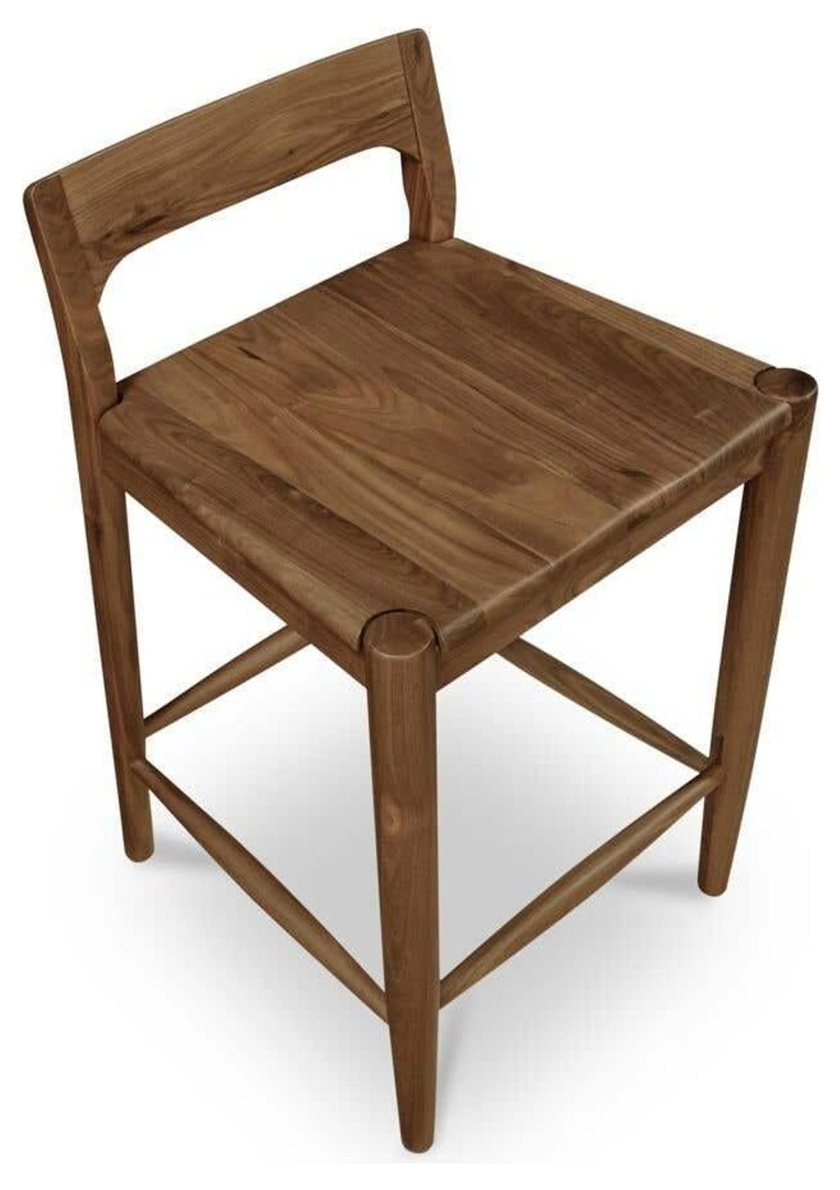 Owing Low Back Counter Stool - Walnut