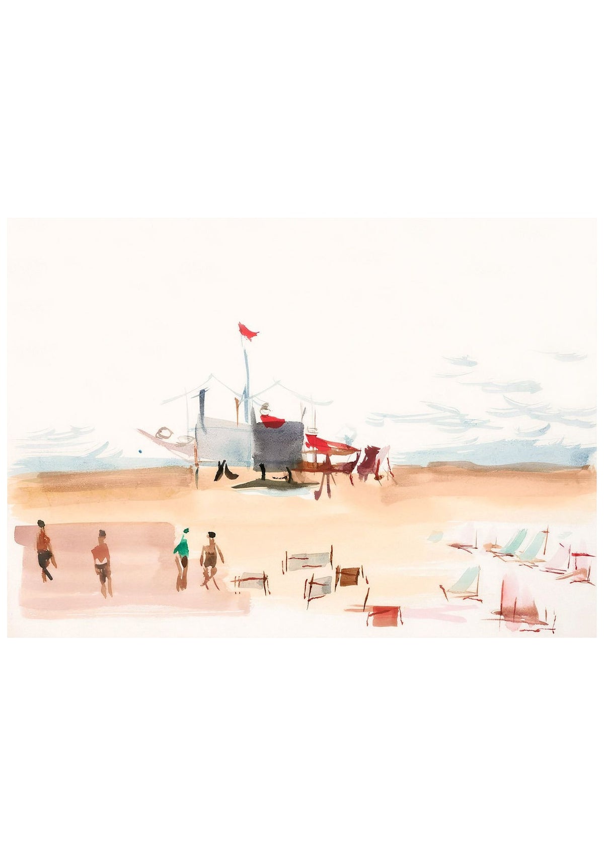 Beach Vacation II – Gallery Wrap Canvas