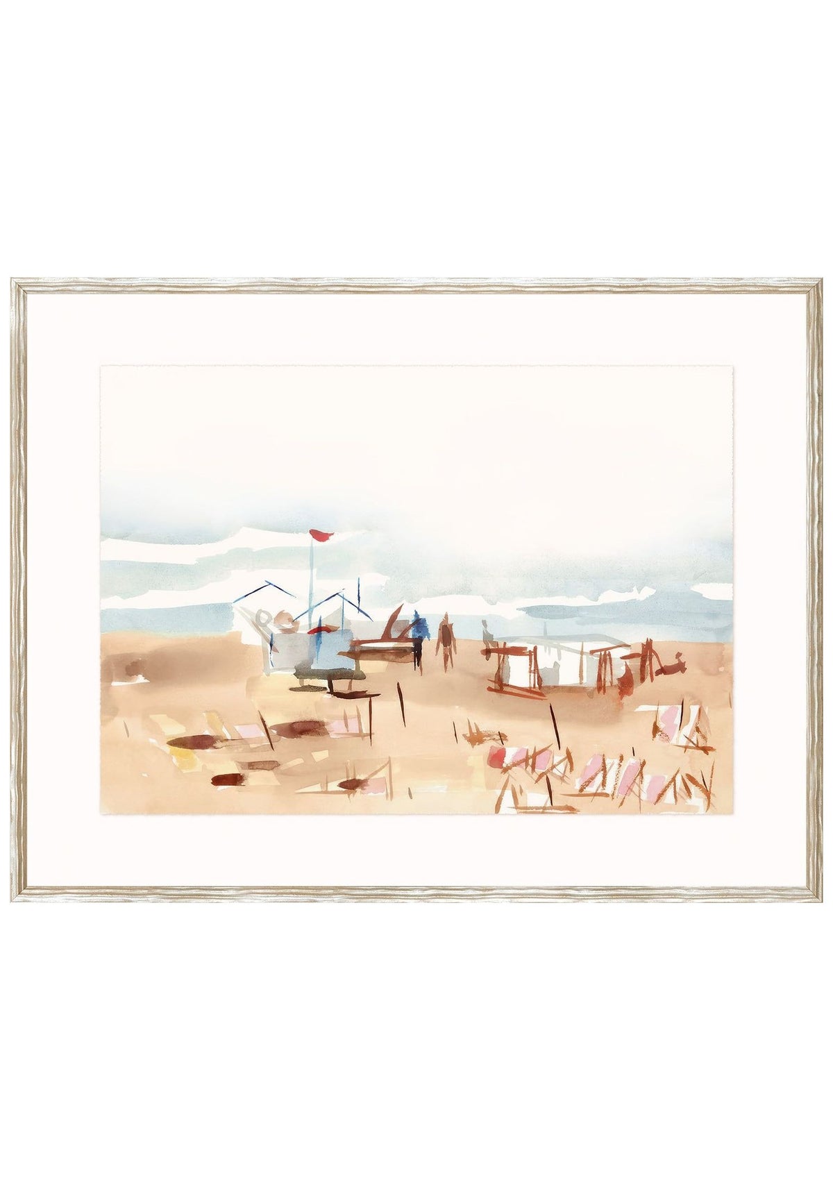 Beach Vacation III – Glass Framed