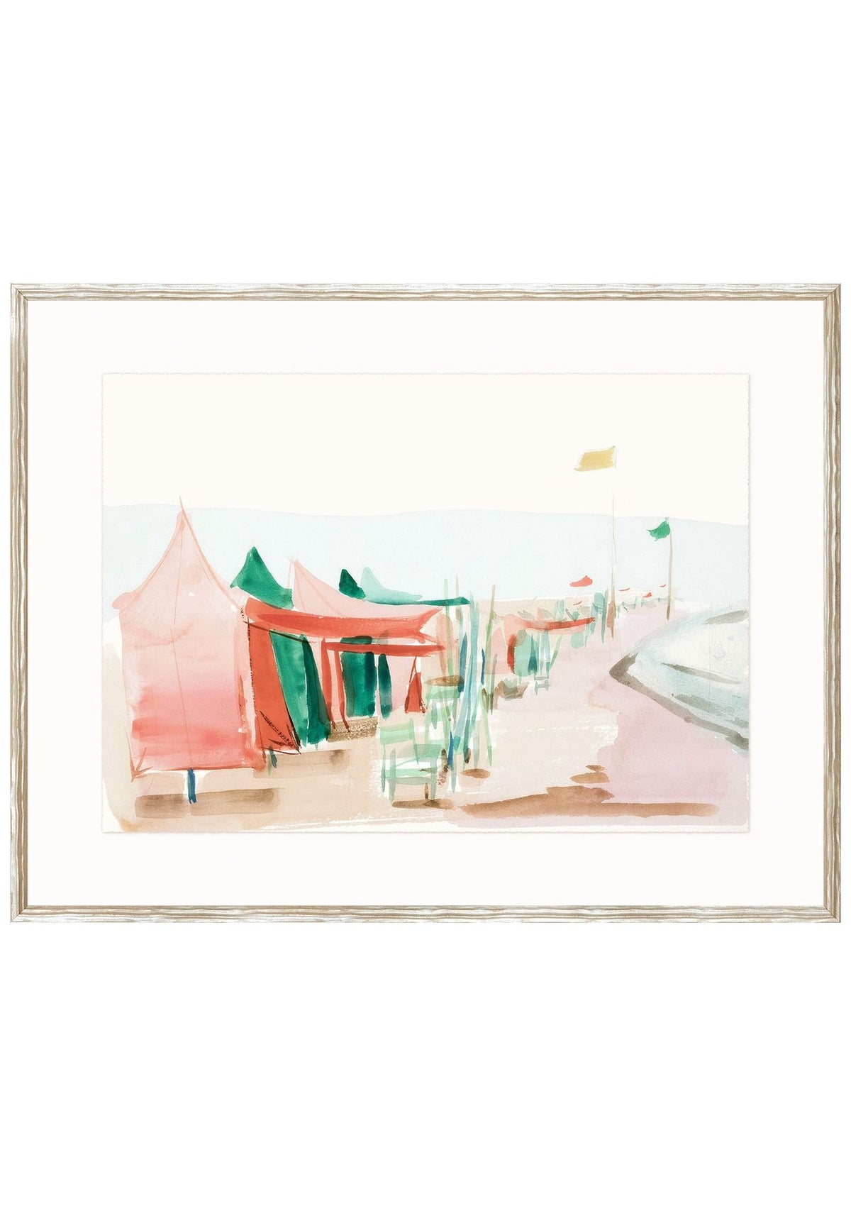 Beach Vacation IV – Glass Framed
