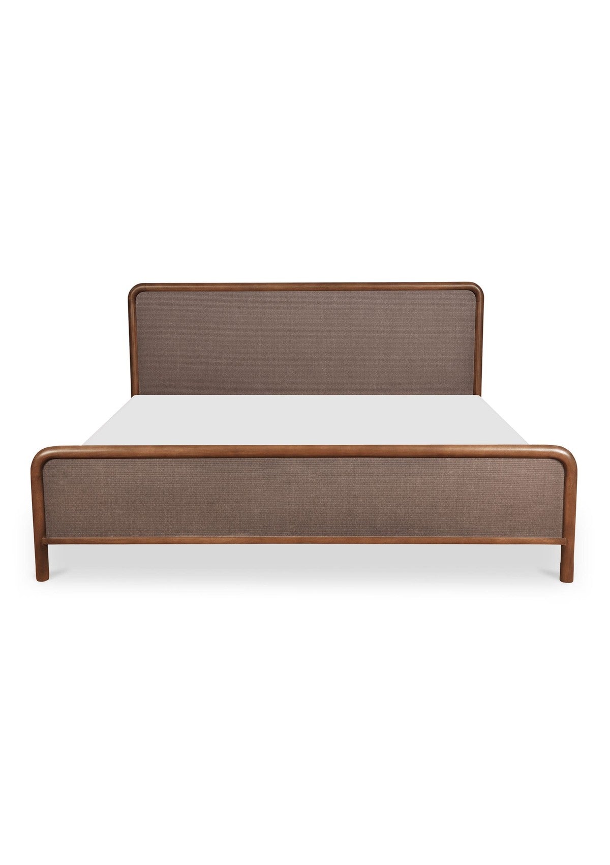 Rye King Bed - Warm Brown