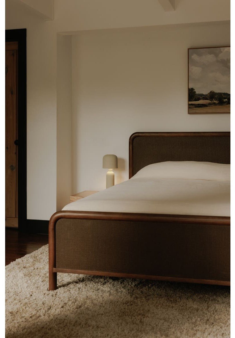 Rye King Bed - Warm Brown