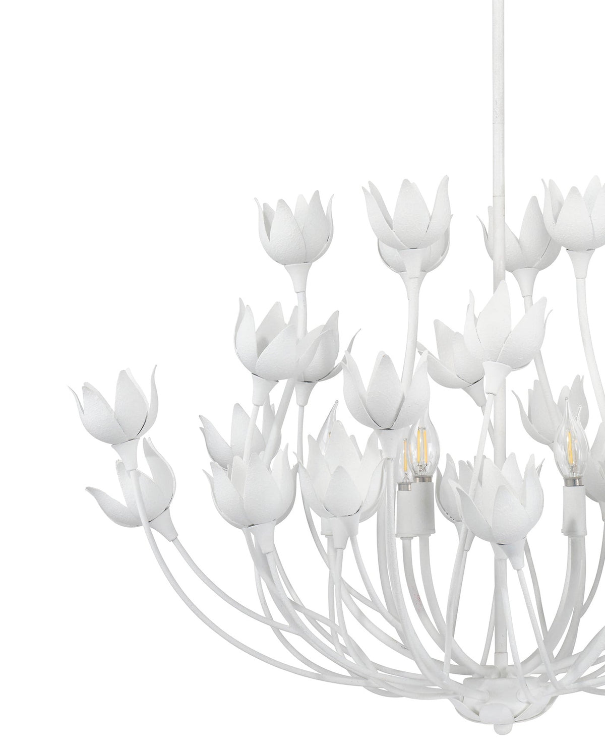 Dogwood Chandelier in White