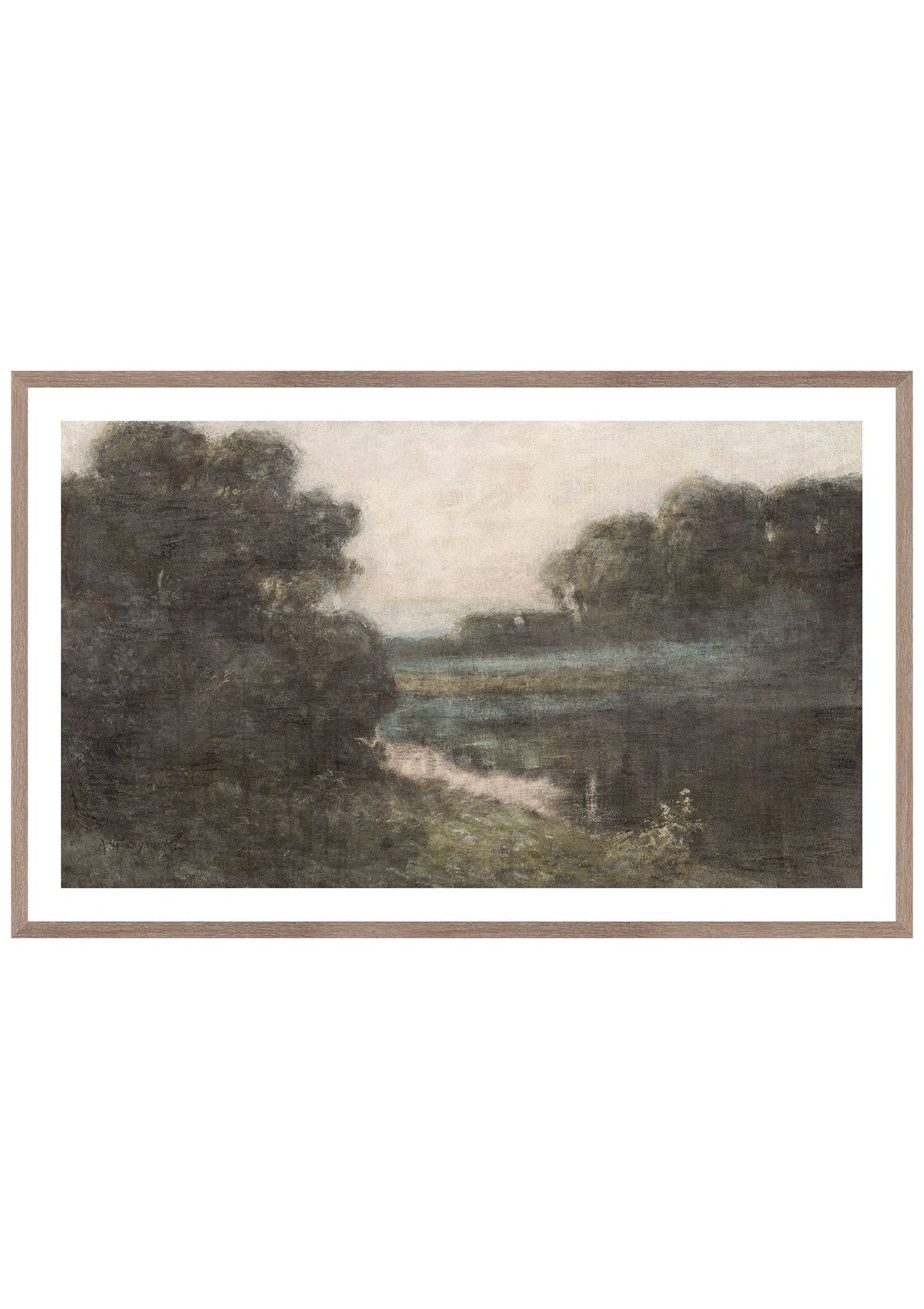 Dundurn Pond C.1891 – Small / Glass Framed