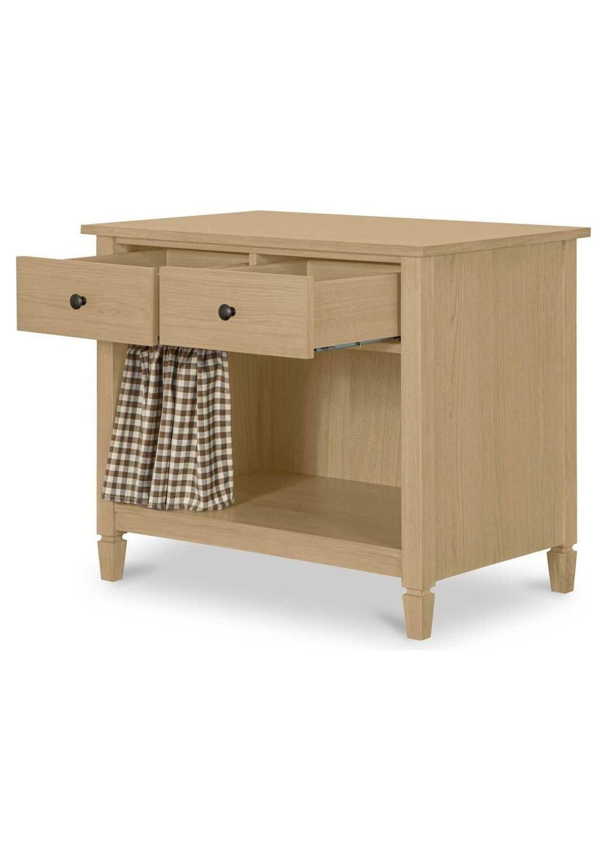 Isabelle Nightstand - Brown Gingham