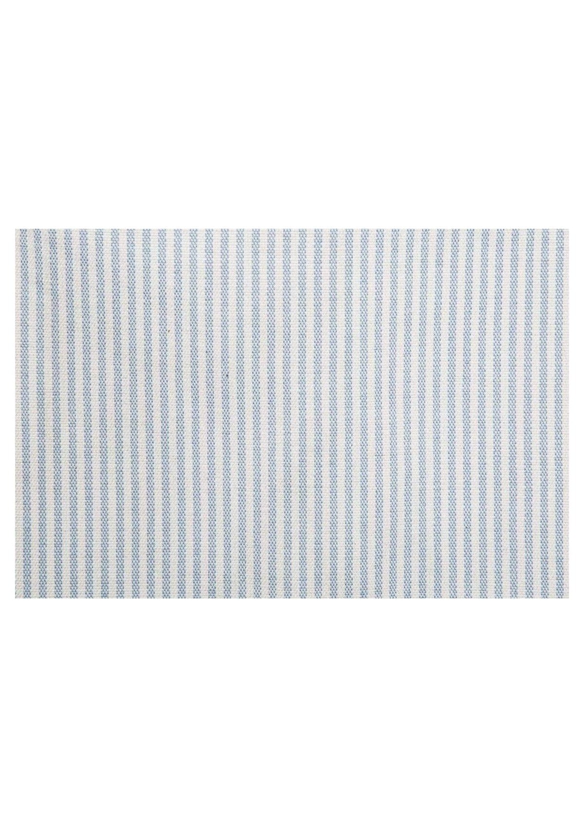 Isabelle Nightstand - Light Blue Stripe
