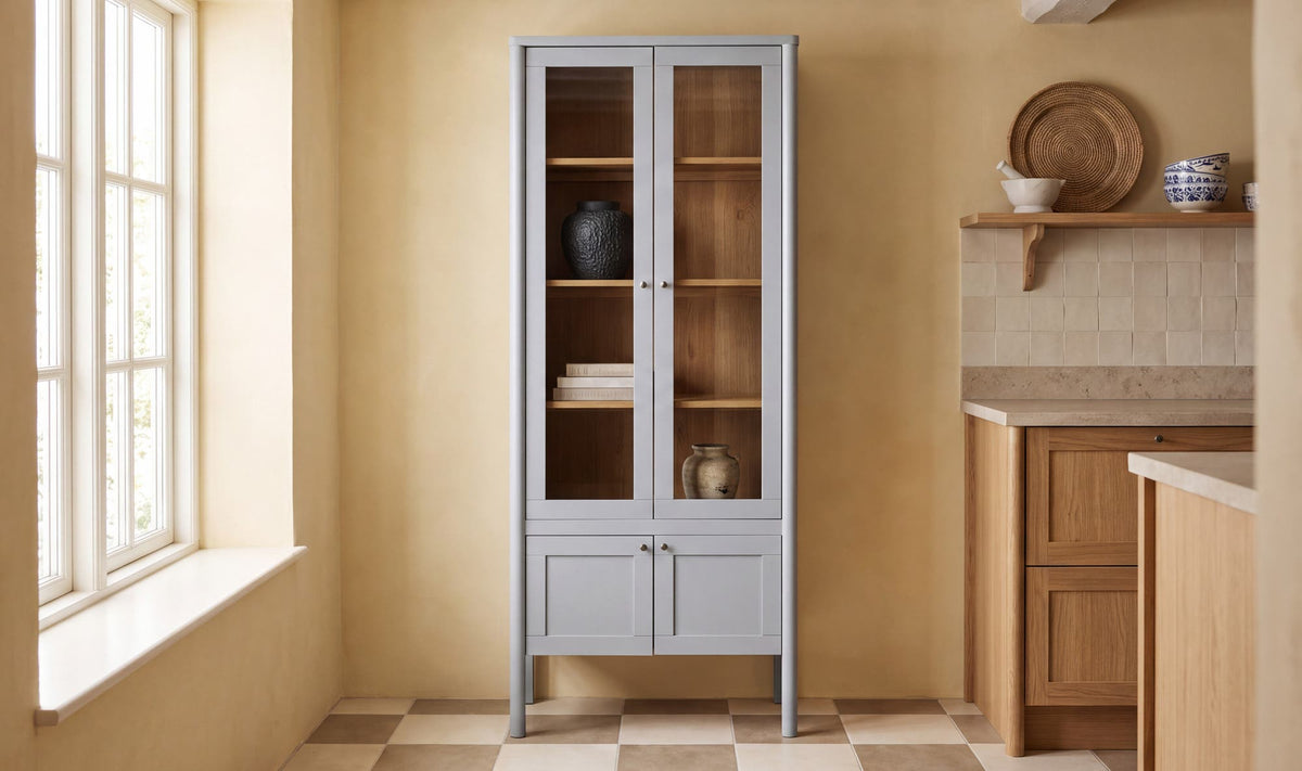 Hannah Tall Cabinet - Blue