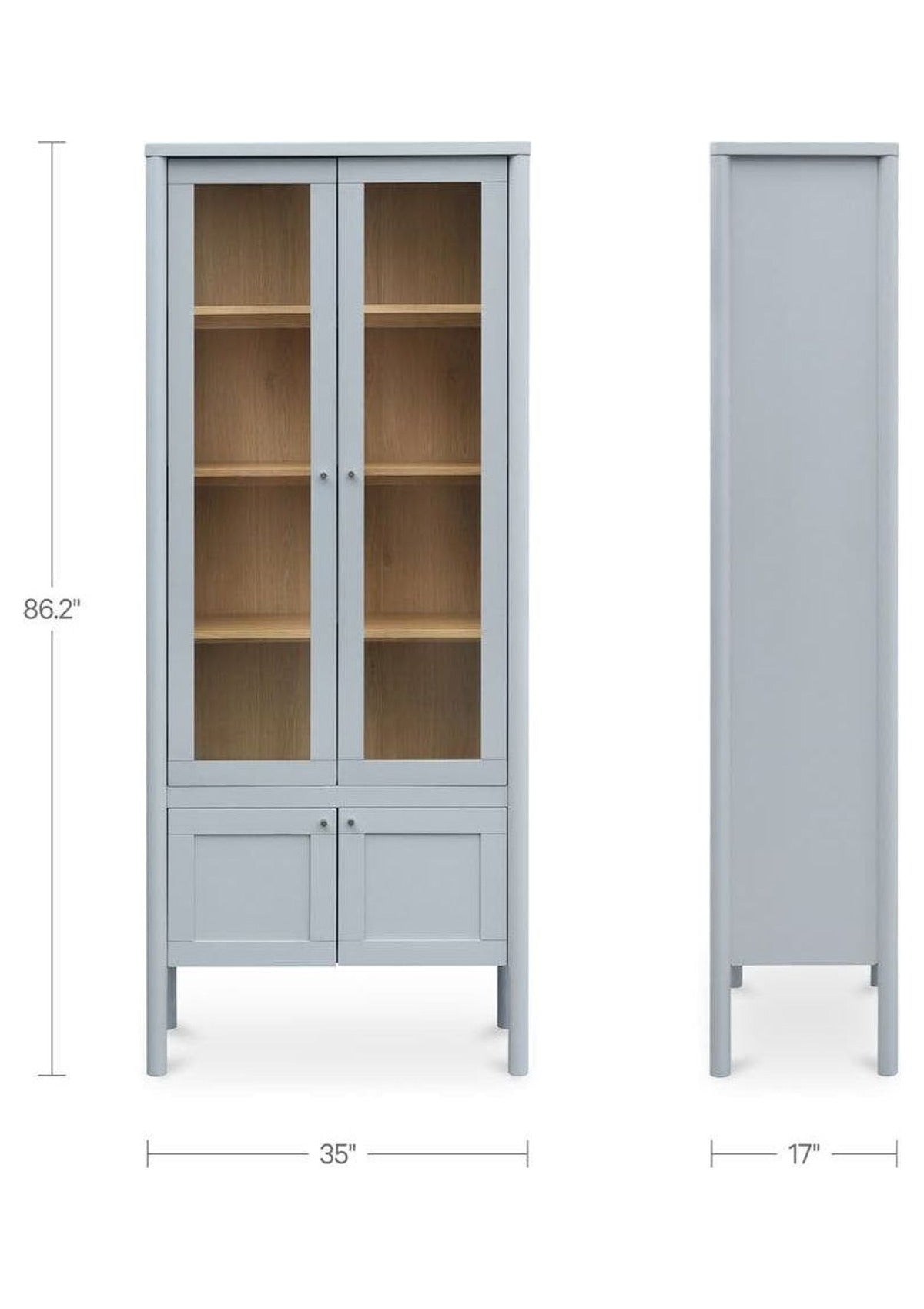 Hannah Tall Cabinet - Blue