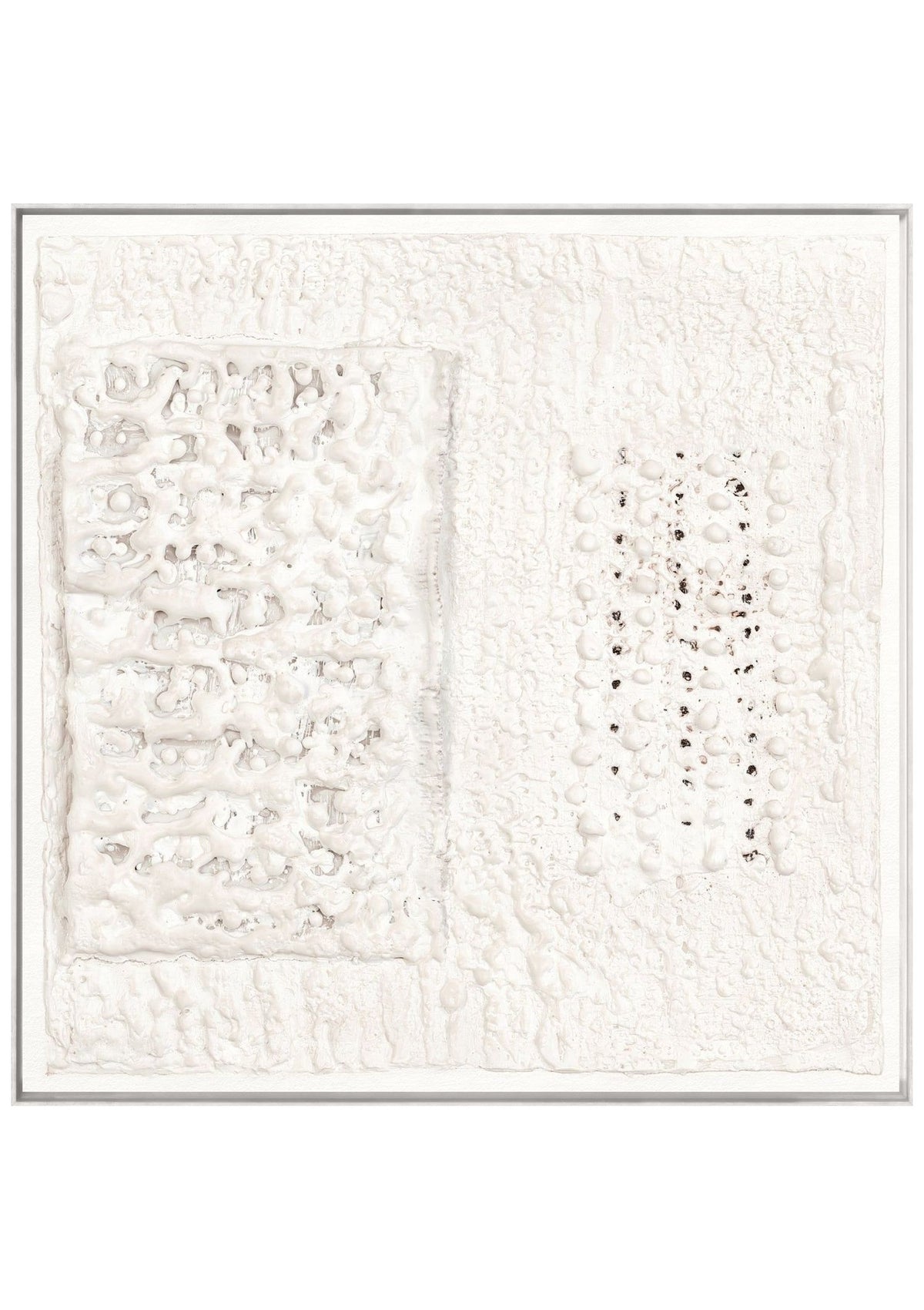 Encaustic Neutrals I – Framed Canvas