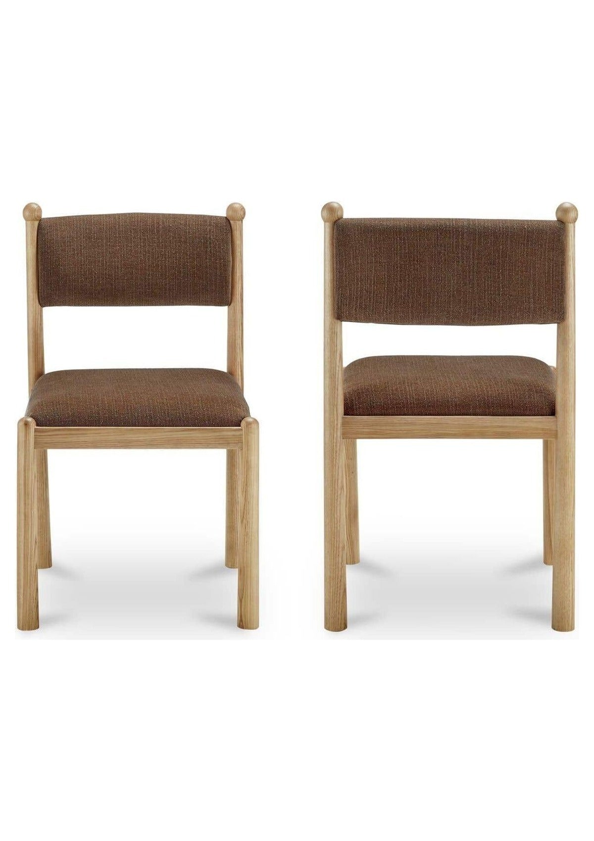 Villetta Dining Chair - Set of Two - Warm Brown