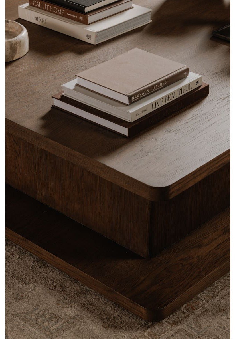 Casey Large Coffee Table - Dark Brown
