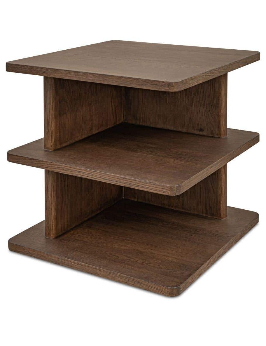 Casey Side Table - Dark Brown
