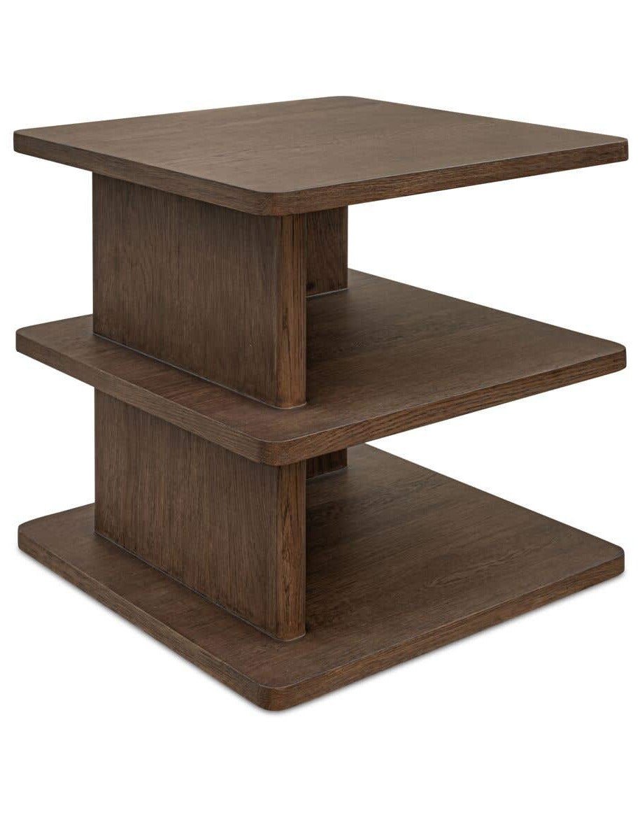 Casey Side Table - Dark Brown