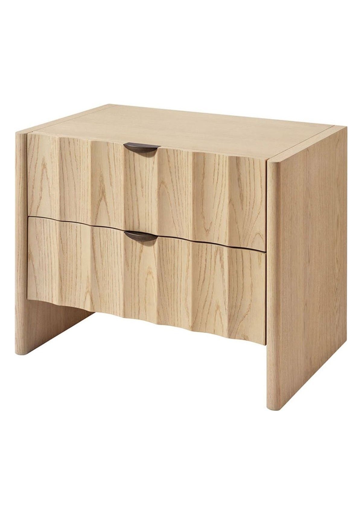 Finley Large Fluted Nightstand in Natural