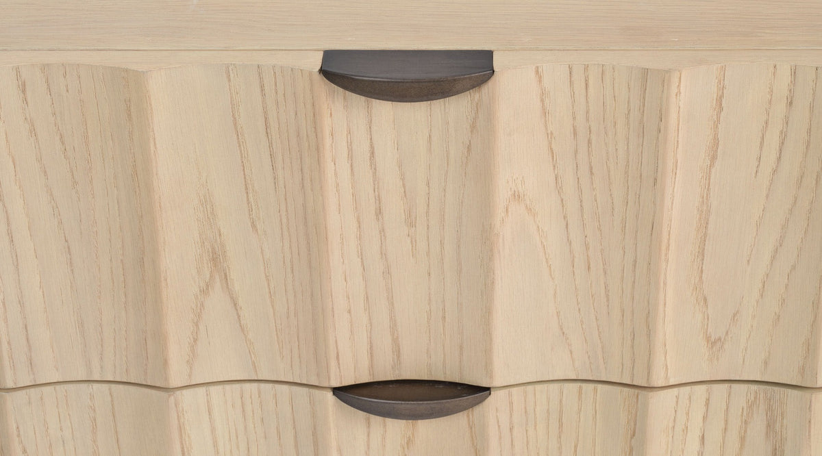 Finley Large Fluted Nightstand in Natural