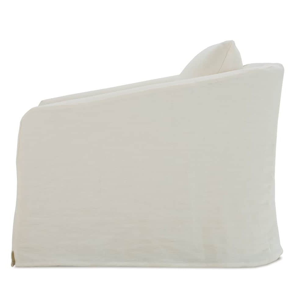 Florence Slipcovered Swivel Chair