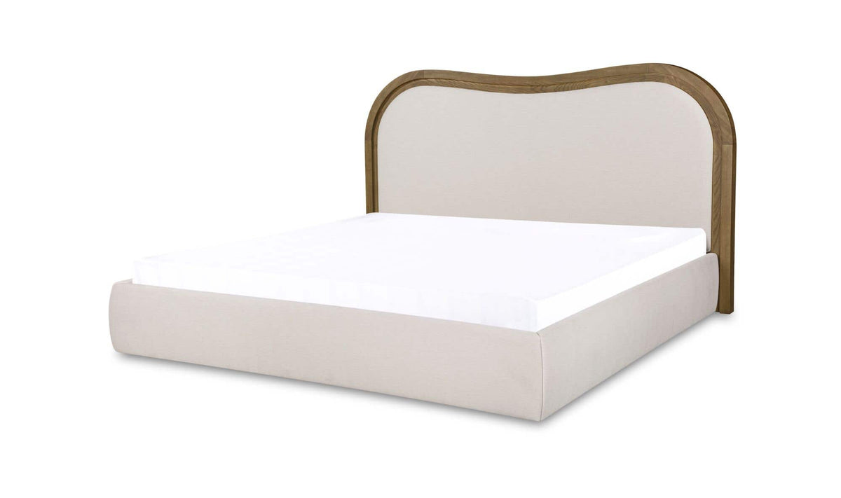 Camilla King Bed - Oat