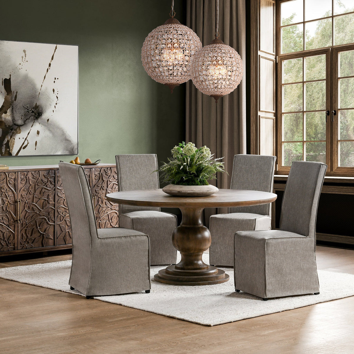 Hera Round Dining Table - 60"