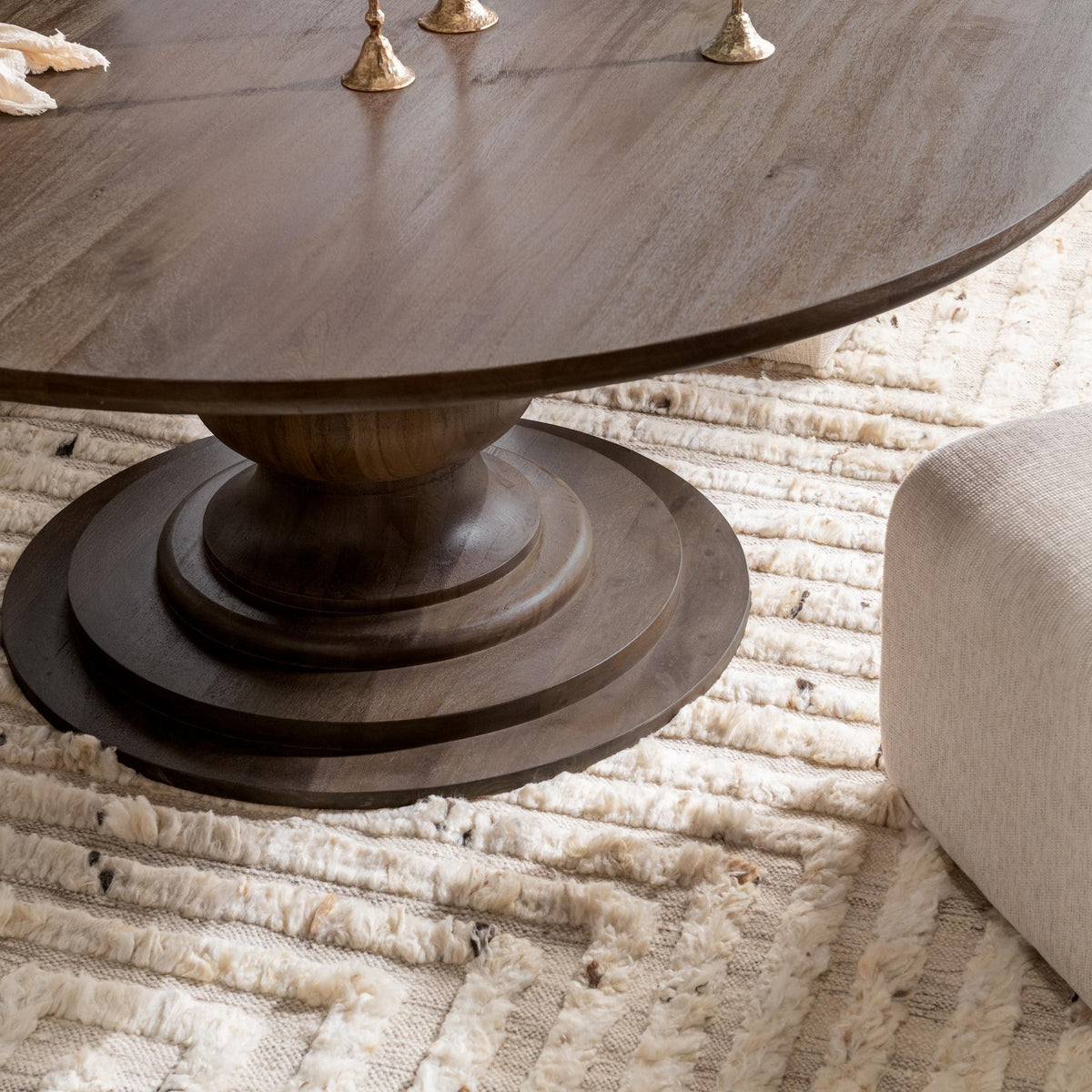 Hera Round Dining Table - 72"