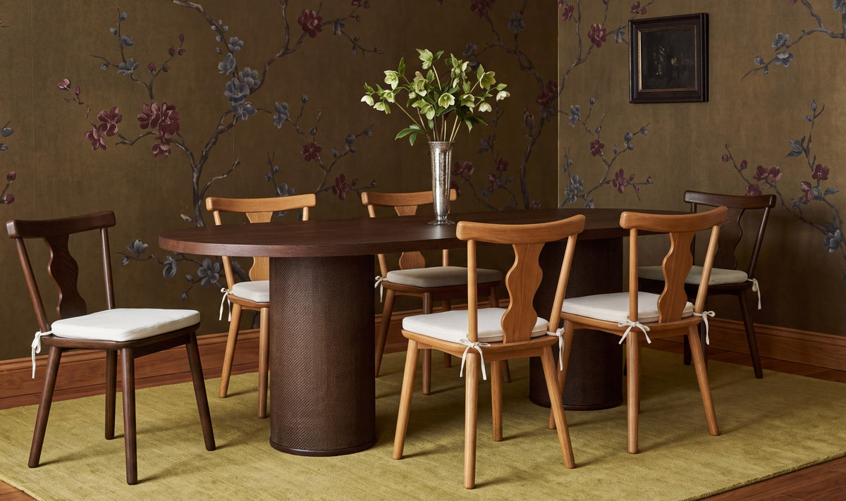 Orla Dining Chair - Set of Two - Dark Brown