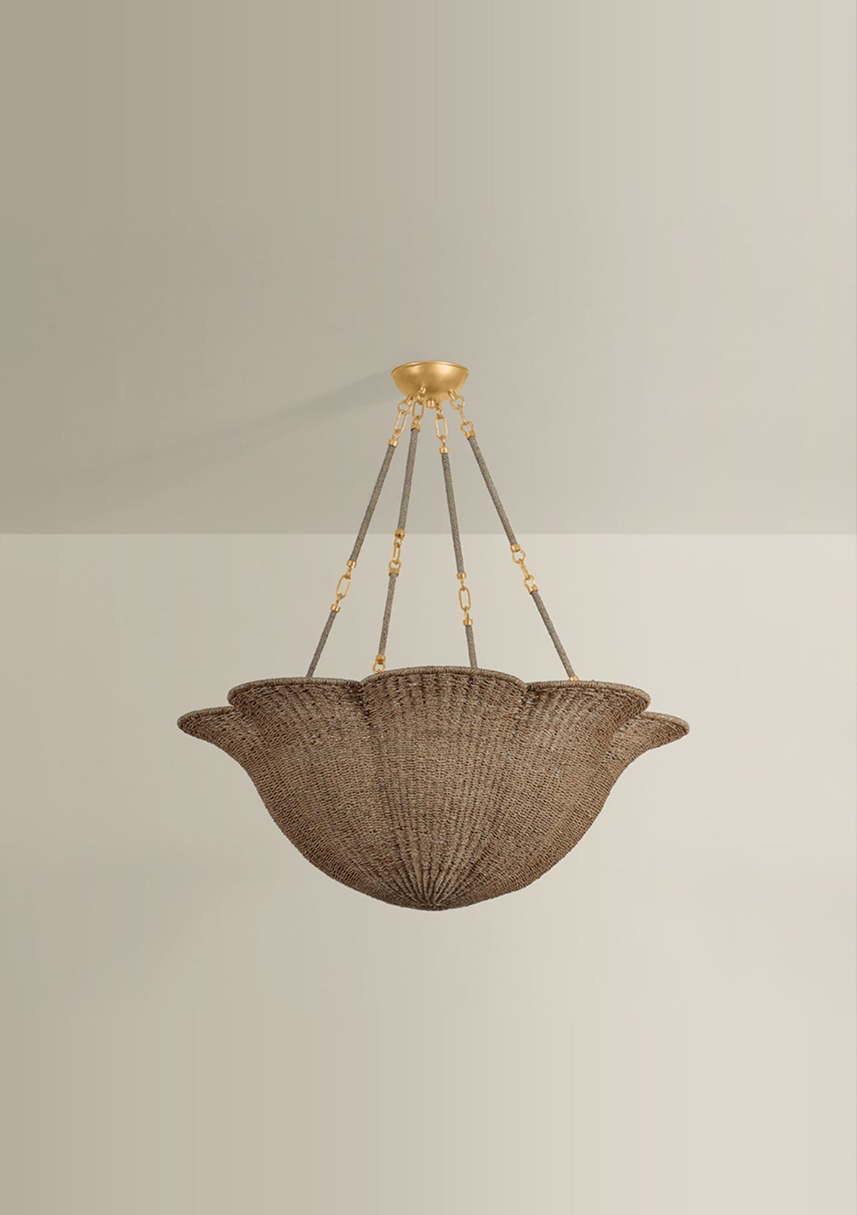 Ardonia Chandelier in Vintage Gold Leaf