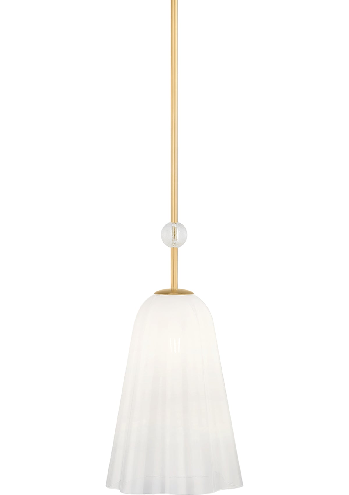 Cambria Heights Pendant in Aged Brass