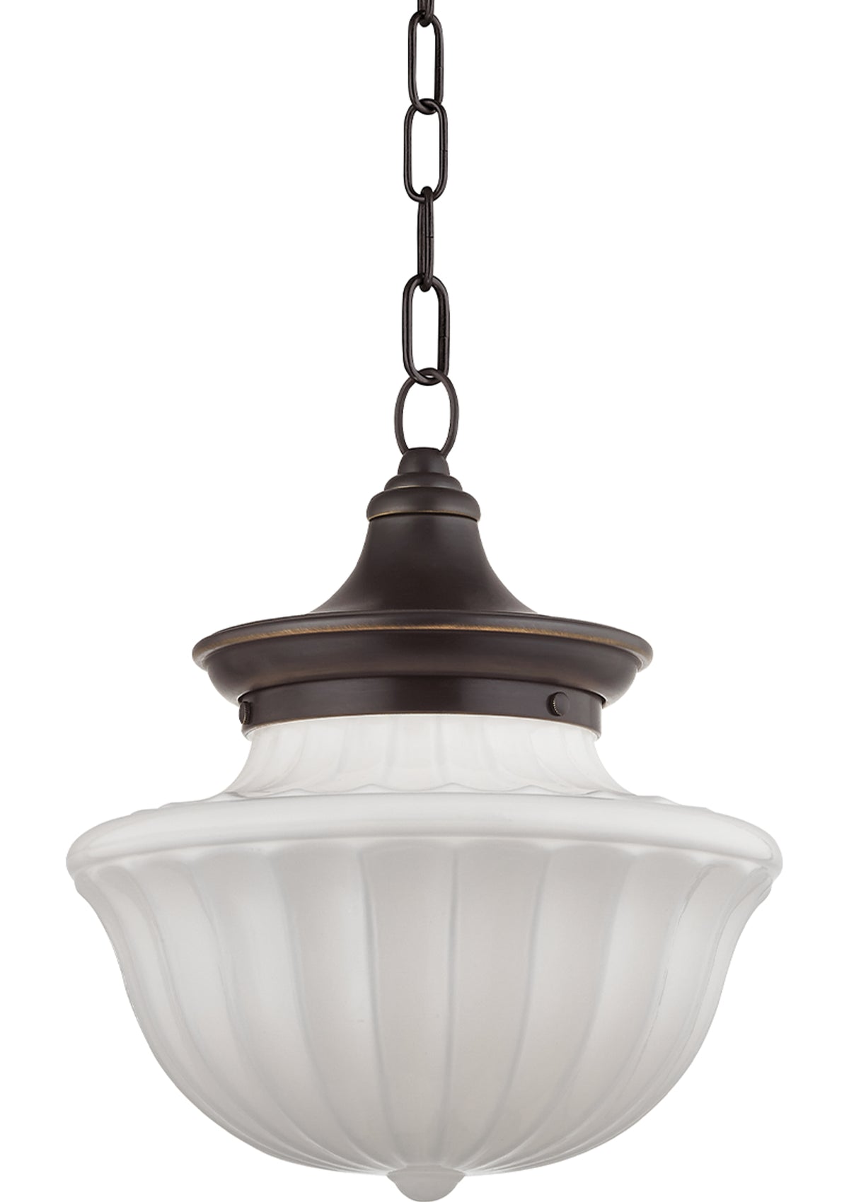 Dutchess Pendant – 12" W in Old Bronze
