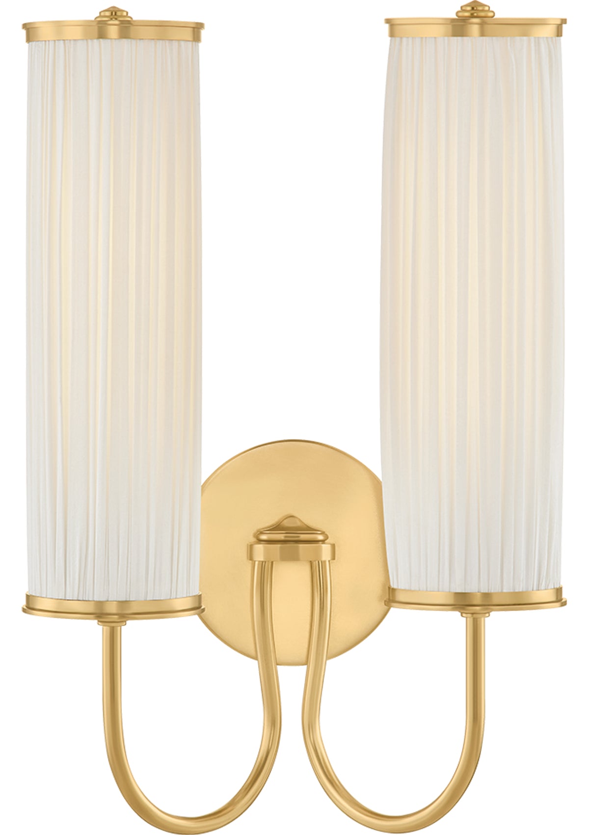 Elaine Wall Sconce in Aged Brass