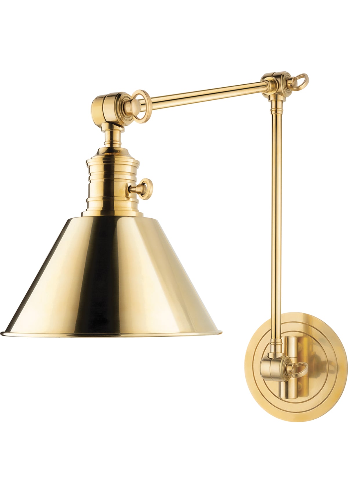 Garden City Wall Sconce – 8" W in Polished Nickel